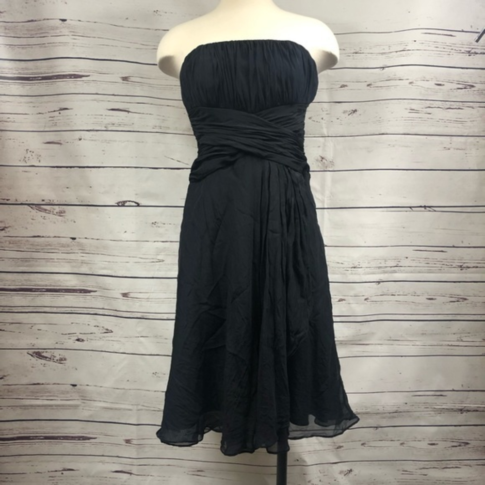 WHBM Black Silk Dress‎